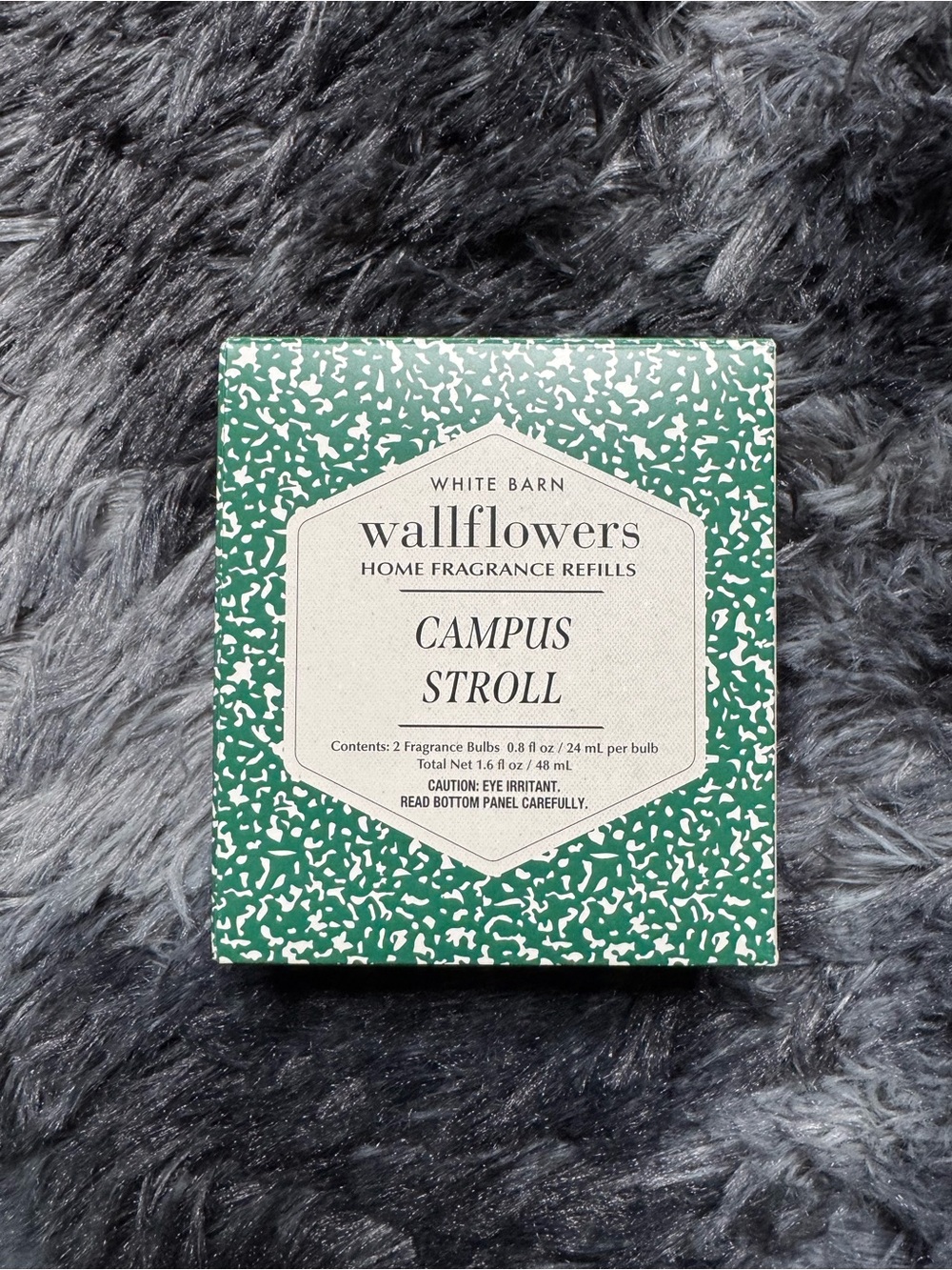 White Barn Campus Stroll Fragrance Refills – Green and Cream Packaging